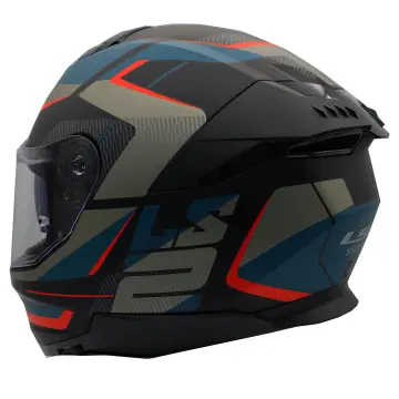 LS2 Stream 2 Road Motosiklet Kaskı Mat Siyah Mavi
