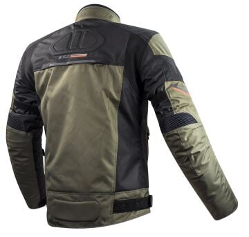 LS2 Shadow Motosiklet Montu Haki Siyah Neon Turuncu