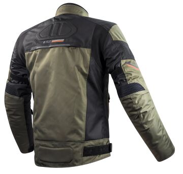 LS2 Shadow Motosiklet Montu Haki Siyah Neon Turuncu XL