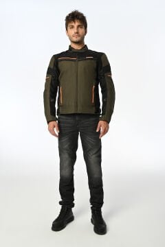 LS2 Shadow Mont Haki Siyah Neon Turuncu S