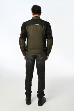 LS2 Shadow Motosiklet Montu Haki Siyah Neon Turuncu XL