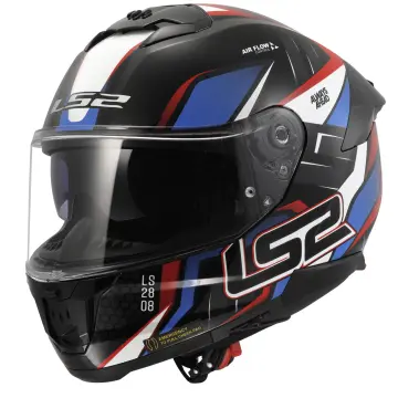 LS2 Stream 2 Tinux Motosiklet Kaskı Siyah Kırmızı XXL