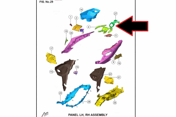 TVS Apache RTR200 Arka Tutamak