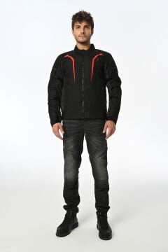 LS2 Sepang Motosiklet Montu Siyah Gri Kırmızı