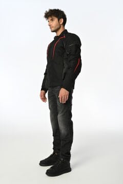 LS2 Sepang Motosiklet Montu Siyah Gri Kırmızı