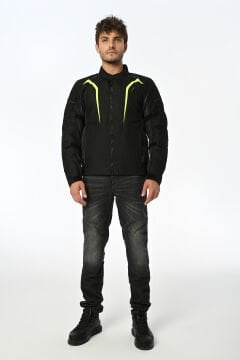 LS2 Sepang Motosiklet Montu Siyah Neon Sarı