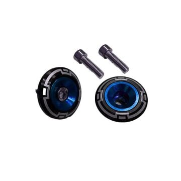 Desenli Mavi Sehpa Yüzüğü 10mm