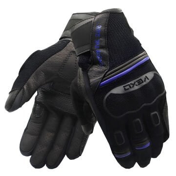 Vexo Leader Motosiklet Eldiveni Mavi XL