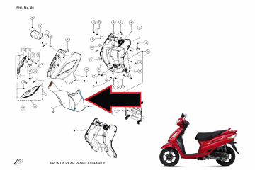 Ön Panel Alt Kırmızı Wego