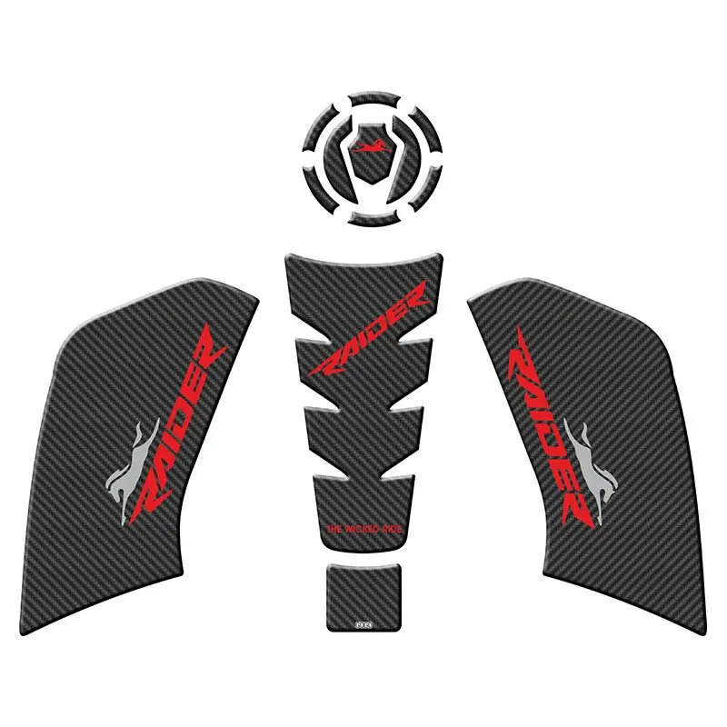 TVS Raider 125 Tank Pad Set 2