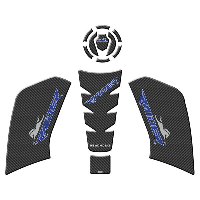 TVS Raider 125 Uyumlu Tank Pad Çeşitleri Set 4