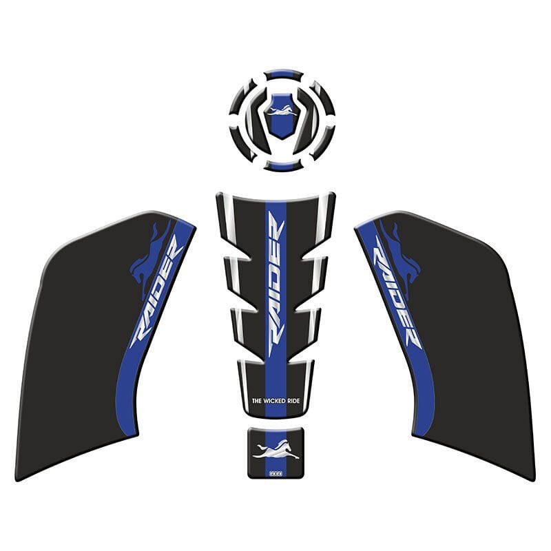 TVS Raider 125 Uyumlu Tank Pad Çeşitleri Set 7