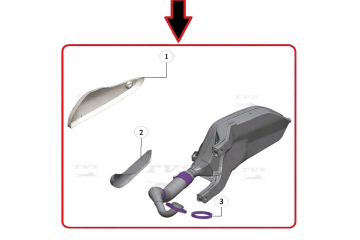 TVS Jupiter 125 Egzoz Komple