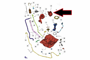 TVS Jupiter 125 Benzin Depo Kapağı