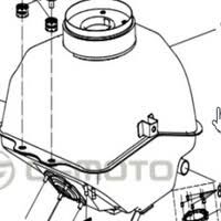 CF Moto 250SR Benzin Deposu