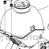 CF Moto 250SR Benzin Deposu