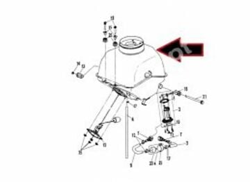 CF Moto 250SR Benzin Deposu