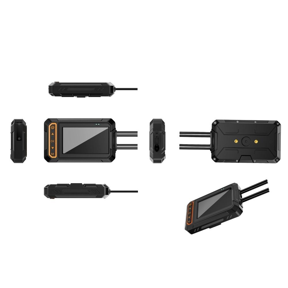 Knmaster Motocam 1000 Çift Kameralı Full HD Motosiklet DVR Sistemi
