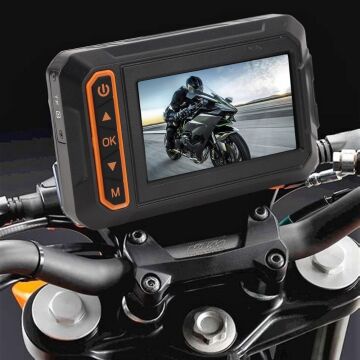 Knmaster Motocam 1000 Çift Kameralı Full HD Motosiklet DVR Sistemi