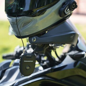 Knmaster HL300 Motosiklet Kaskı Kilidi + Çanta Hediyeli