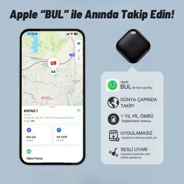 KNMASTER KNTAG 1 – 4’lü Paket Akıllı Takip Cihazı