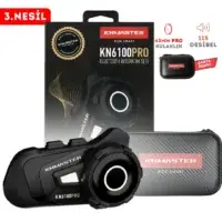 Knmaster KN6100 Motosiklet Kask İnterkom Bluetooth Intercom Kulaklık Seti