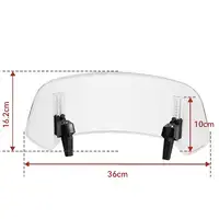 Knmaster RS-500A Yeni Nesil Kademeli Rüzgar Saptırıcı Şeffaf Ön Cam Uzatma / Deflektör