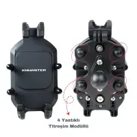 Knmaster TT-860 Titreşim Engelleyicili Tüm Motosikletlere Uyumlu Telefon Tutucu