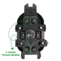 Knmaster FP400 Titreşim Engelleyicili Tüm Motosikletlere Uyumlu Telefon Tutucu