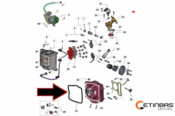 TVS Jupiter 125 Külbütor Kapak Contası