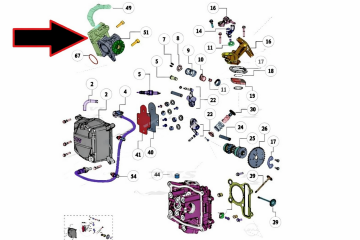 TVS Jupiter 125 Kelebek Valf Gövdesi