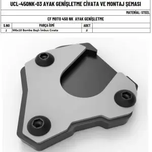 CF Moto 450NK Ayak Genişletme