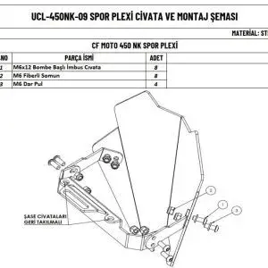 CF Moto 450NK Spor Cam