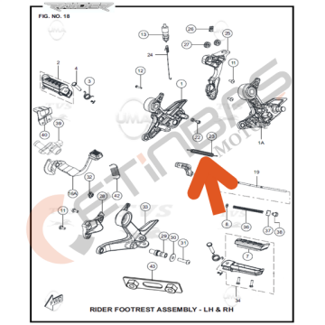 TVS Raider 125 Arka Fren Müşürü Yayı