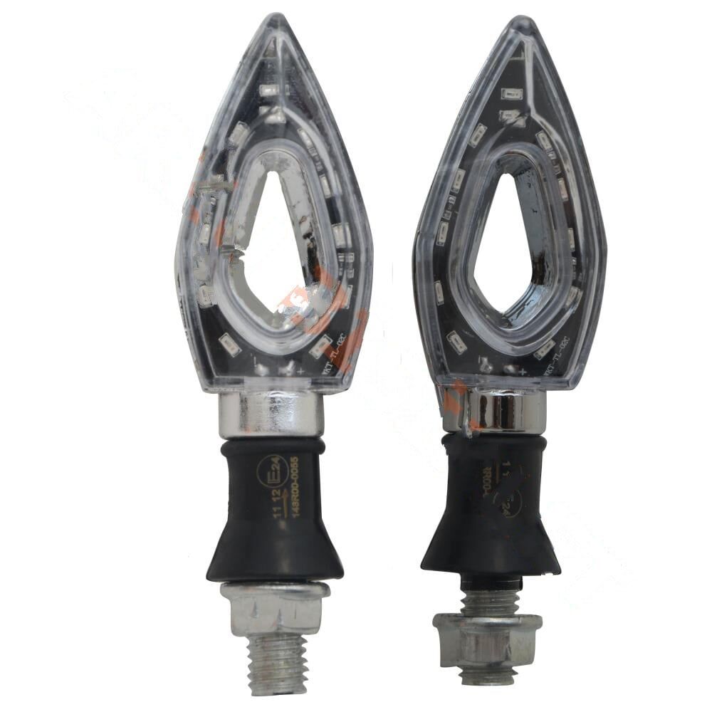 Led Sinyal Sarı Işık Takım Krom