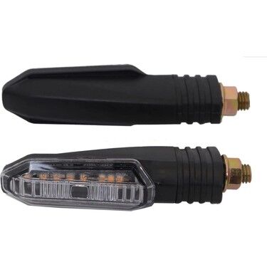 Kayan Led Sinyal Sarı Işık Takım Siyah Çerçeveli