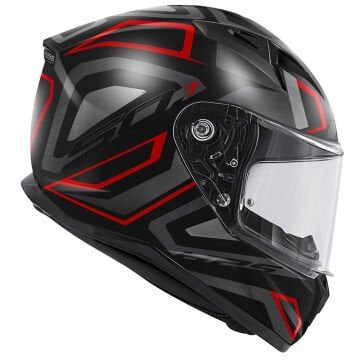 GIVI 50.7 Proton Mat Titanium Kırmızı Kask
