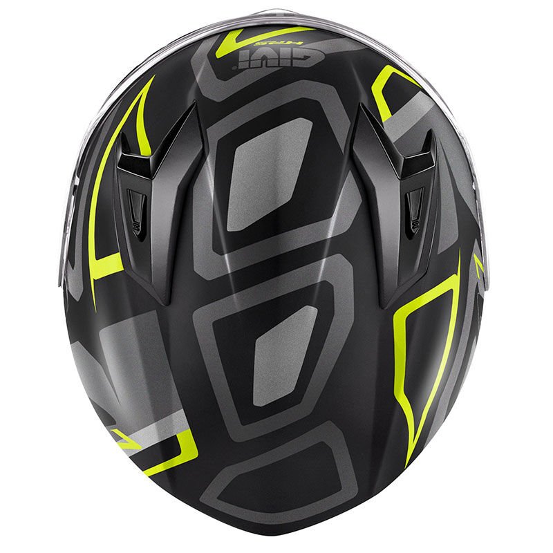 GIVI 50.7 Proton Mat Titanium Sarı Kask