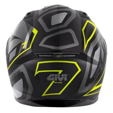 GIVI 50.7 Proton Mat Titanium Sarı Kask