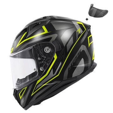 GIVI 50.7 Proton Mat Titanium Sarı Kask