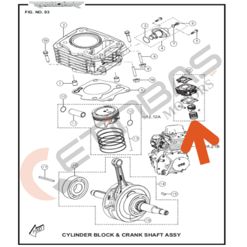 TVS Raider 125 Silindir Komple