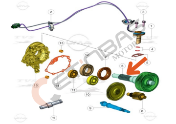TVS Ntorq 125 Varyatör Mili