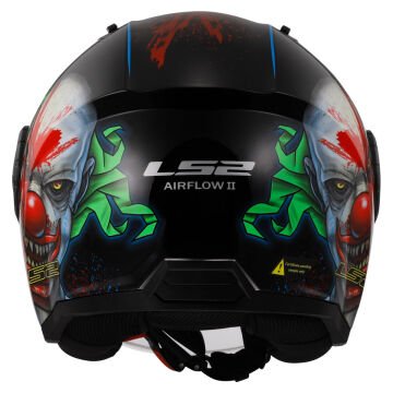 LS2 Airflow 2 Happy Dreams Yarım Motosiklet Kaskı Mat Siyah XL