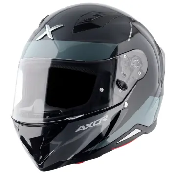 Axor Hunter Turbo Motosiklet Kaskı Siyah Gri