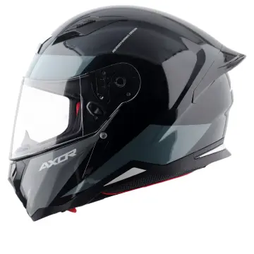 Axor Hunter Turbo Motosiklet Kaskı Siyah Gri