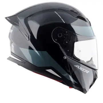 Axor Hunter Turbo Motosiklet Kaskı Siyah Gri