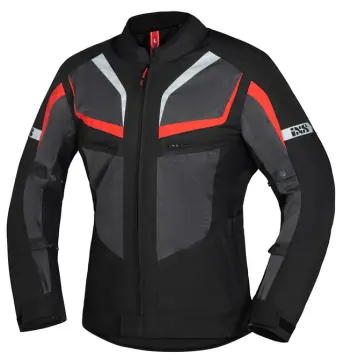 IXS Gerona Air 1.0 Motosiklet Tur Montu Siyah Gri Kırmızı XXL