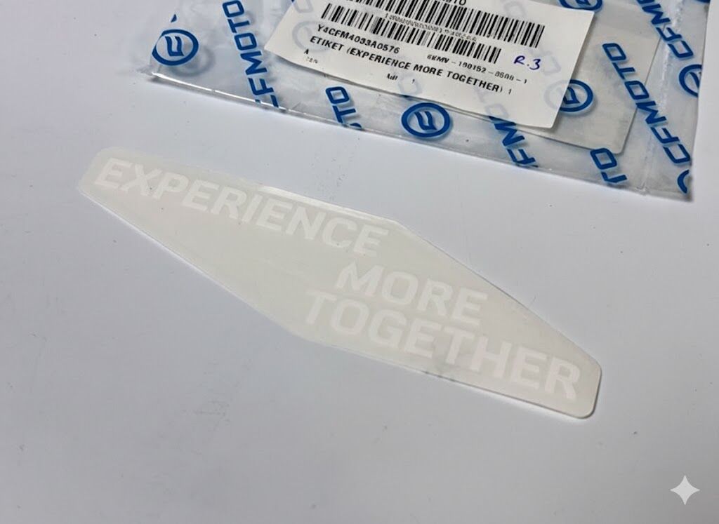 CF Moto 250SR Etiket (experıence More Together) 1