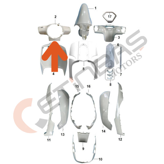 Mondial Exon 50 Far Muhafazası Siyah