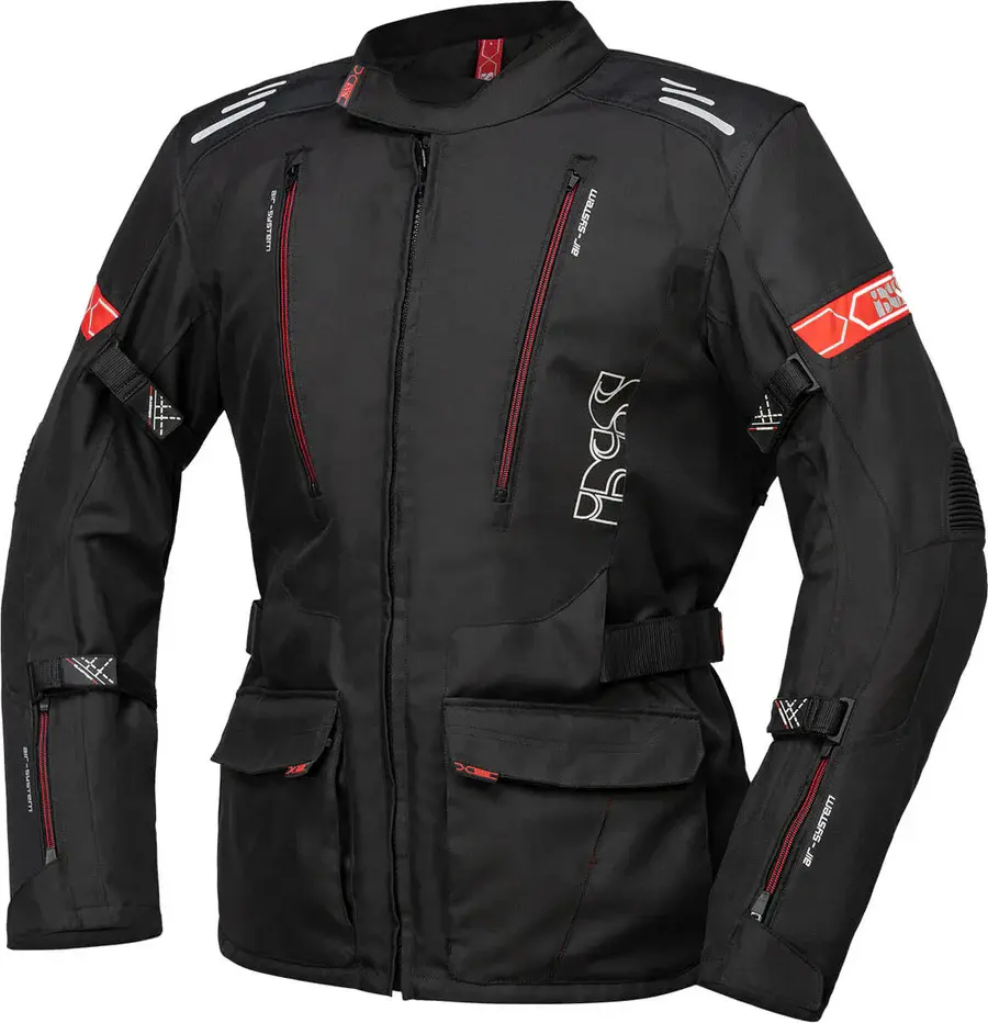 IXS Lorin ST Tur Motosiklet Montu Siyah Kırmızı